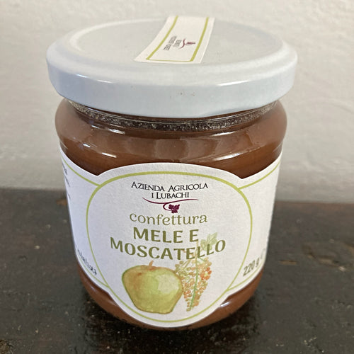 Confettura di mele e moscatello / appelen en muskaatdruiven (220g)